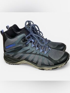 Merrell Women's Siren Edge Q2 Mid Waterproof Hiking Boots Shoes Sz 7.5